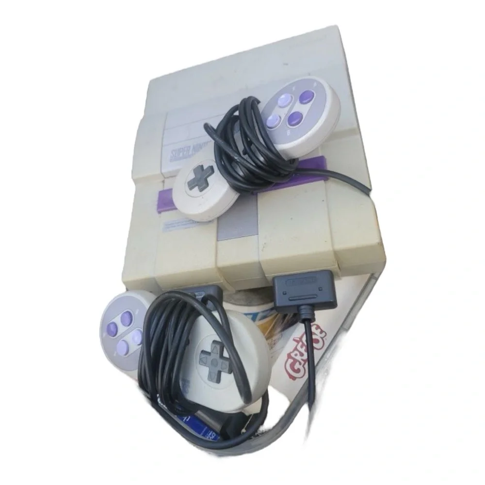 Super Nintendo SNES Original System Console- Tested & Working - NO GAME INCLUDED